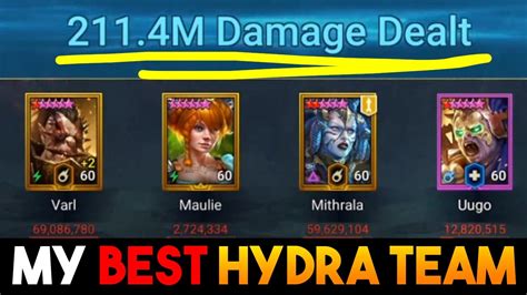 Increase Attack buff allows Attack role champions to inflict greater amount of damage against their enemies to achieve a 1 hit kill. . Best hydra champions raid